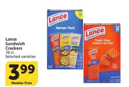 Albertsons Lance Sandwich Crackers offer