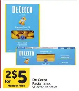 Albertsons De Cecco Pasta offer
