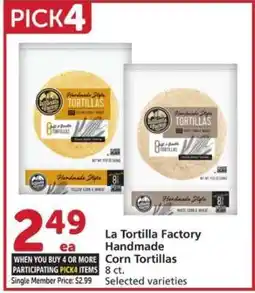 Albertsons La Tortilla Factory Handmade Corn Tortillas offer