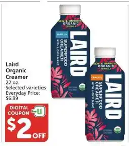 Albertsons Laird Organic Creamer offer