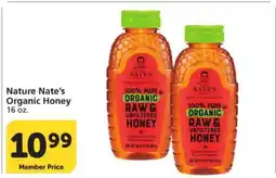 Albertsons Nature Nate's Organic Honey offer