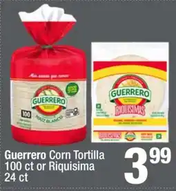 Super King Markets Guerrero Corn Tortilla 100 ct or Riquisima 24 ct offer