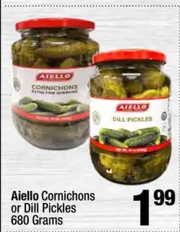 Super King Markets Aiello Cornichons or Dill Pickles offer