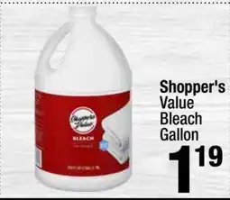 Super King Markets Shopper's Value Bleach Gallon offer