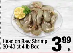 Super King Markets Head on Raw Shrimp offer