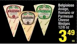 Super King Markets Belgioioso Asiago, Romano or Parmesan Cheese Wedges offer