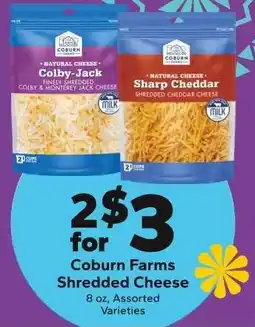 Save a Lot Coburn Farms Shredded Cheese offer