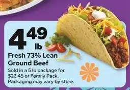 Save a Lot Fresh 73% Lean Ground Beef offer