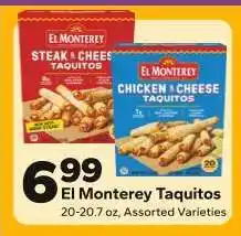 Save a Lot El Monterey Taquitos offer