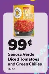 Save a Lot Señora Verde Diced Tomatoes and Green Chilies offer