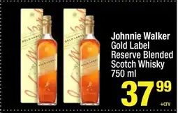 Super King Markets Johnnie Walker Gold Label Reserve Blended Scotch Whisky 750 ml offer