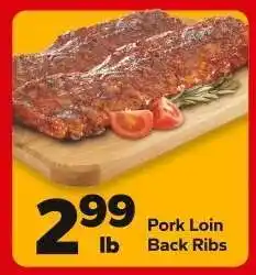 Save a Lot Pork Loin Back Ribs offer