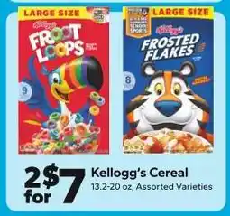 Save a Lot Kellogg's Cereal offer