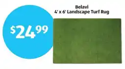 Aldi Belavi 4' x 6' Landscape Turf Rug offer