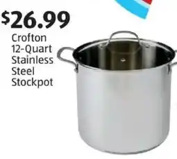 Aldi Crofton 12-Quart Stainless Steel Stockpot offer