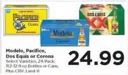 Food 4 Less Modelo, Pacifico, Dos Equis or Corona offer