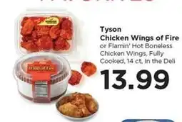 Food 4 Less Tyson Chicken Wings of Fire offer