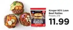 Food 4 Less Kroger 80% Lean Beef Patties offer