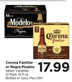 Food 4 Less Corona Familiar or Negra Modelo offer