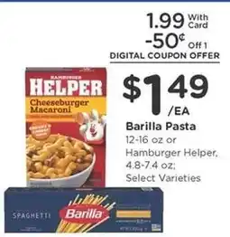 Kroger Barilla Pasta offer