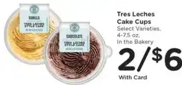 Kroger Tres Leches Cake Cups offer