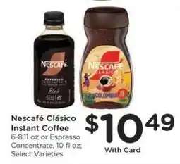 Kroger Nescafé Clásico Instant Coffee offer