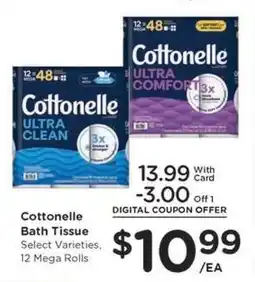 Kroger Cottonelle Bath Tissue offer