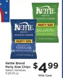 Kroger Kettle Brand Party Size Chips offer