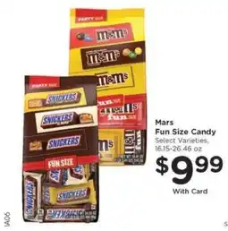 Kroger Mars Fun Size Candy offer