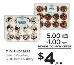 Kroger Mini Cupcakes offer