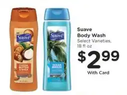Kroger Suave Body Wash offer