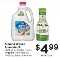 Kroger Almond Breeze Almondmilk offer