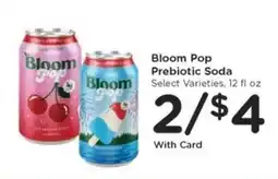 Kroger BLOOM POP PREBIOTIC SODA offer