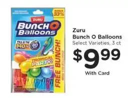 Kroger Zuru Bunch O Balloons offer