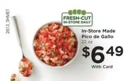 Kroger In-Store Made Pico de Gallo offer