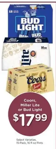 Kroger Coors, Miller Lite or Bud Light offer