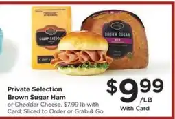 Kroger Private Selection Brown Sugar Ham offer