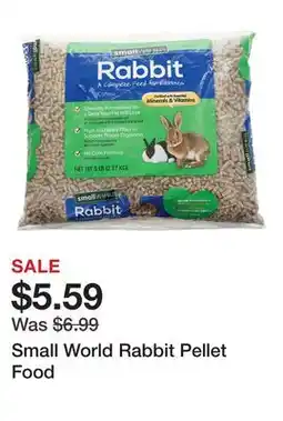 Petsmart Small World Rabbit Pellet Food offer