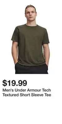 Kohl's Men's Under Armour Tech Textured Short Sleeve Tee offer