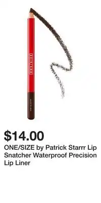 Kohl's ONE/SIZE by Patrick Starrr Lip Snatcher Waterproof Precision Lip Liner offer