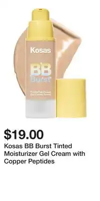 Kohl's Kosas BB Burst Tinted Moisturizer Gel Cream with Copper Peptides offer