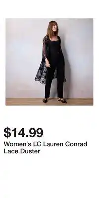Kohl's Women's LC Lauren Conrad Lace Duster offer