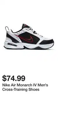 Kohl's Nike Air Monarch IV Men's Cross-Training Shoes offer