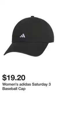 Kohl's Women's adidas Saturday 3 Baseball Cap offer
