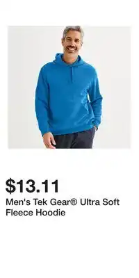 Kohl's Men's Tek Gear Ultra Soft Fleece Hoodie offer