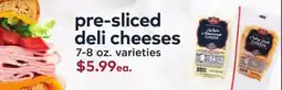 ACME Pre-sliced deli cheeses offer