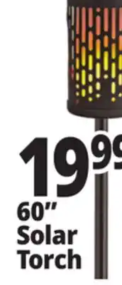 Ocean State Job Lot 60 Solar Torch offer