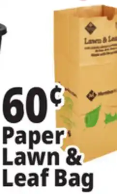Ocean State Job Lot Single Paper Lawn & Leaf Bag offer