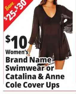 Ocean State Job Lot Brand Name Swimwear or Catalina & Anne Cole Cover Ups offer