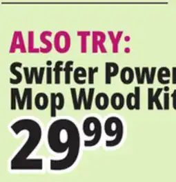 Ocean State Job Lot Swiffer Power Mop for Wood Floor Cleaning Kit 6 Piece offer